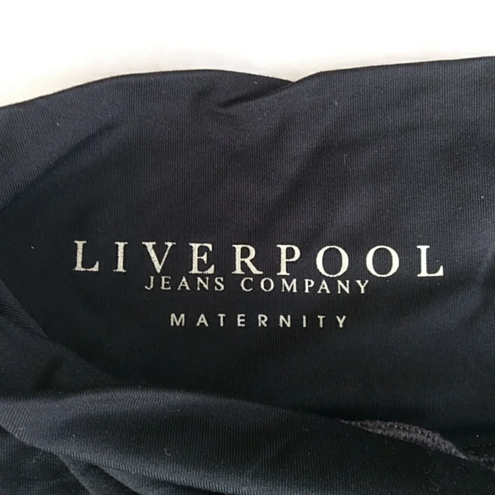 Liverpool Maternity Plaid Stitch Fix Legging 2 / 26 Black Gray - Picture 2 of 15